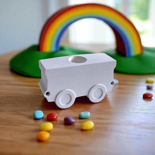 Geburtstagszug Lokomotive Waggon Kerzenhalter Kindergeburtstag Anhänger Lok Geburtstagszahl aus Raysin - Artikel-Nr. 1100012